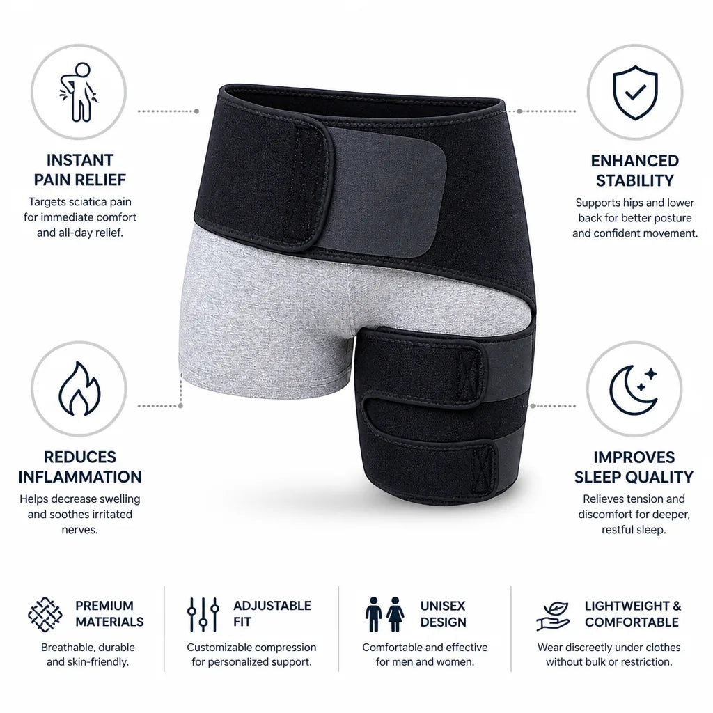 Sciatica Relief Brace Targeted Hip Support & Pain Relief