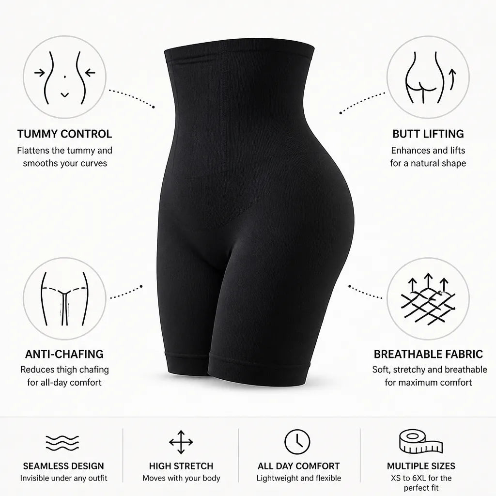 Shaper Shorts High-Waist Tummy Control & Butt-Lifting