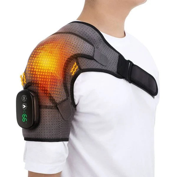 Shoulder Heating Pad Cordless Rechargeable Heat & Vibration