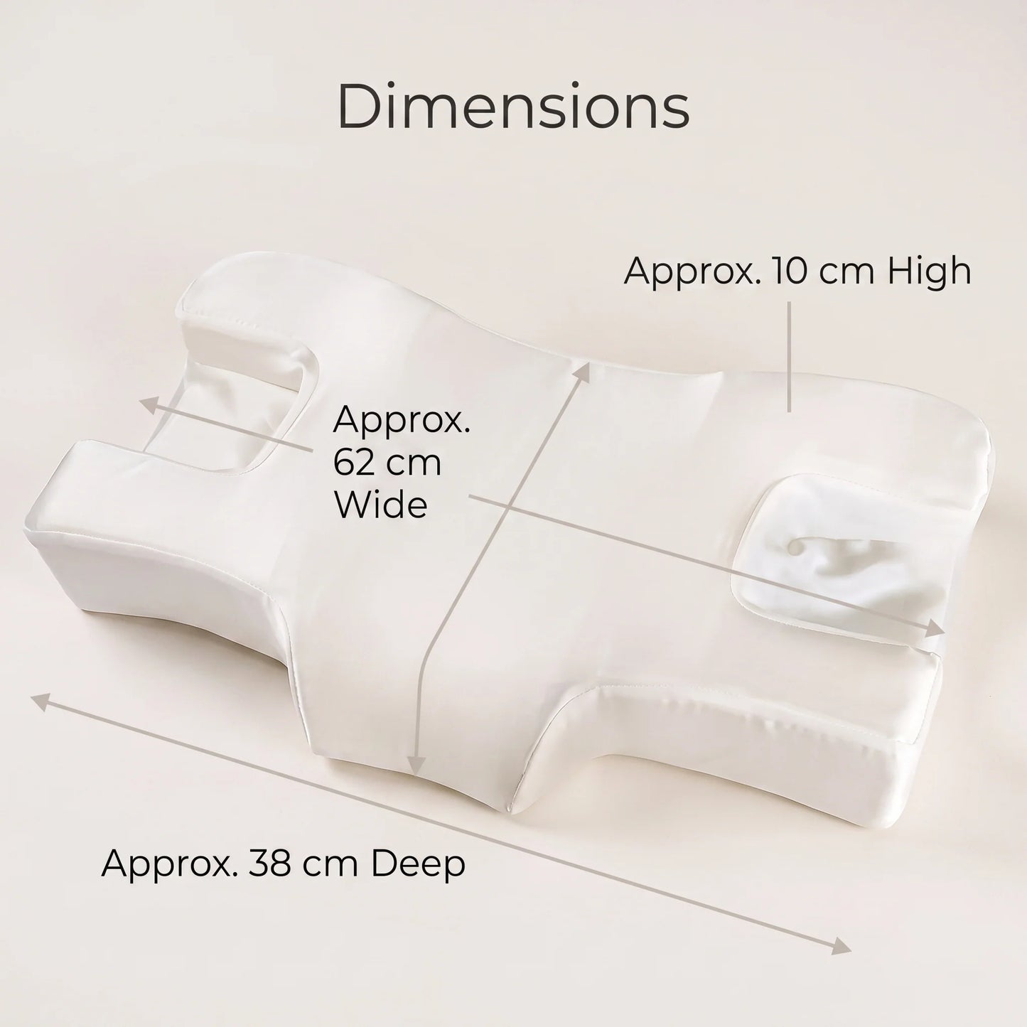 Side Sleeper Pillow Contoured Memory Foam Breathable Cover