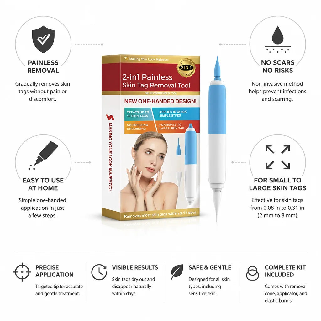 Skin Tag Removal Kit Painless Non-Invasive No Scars