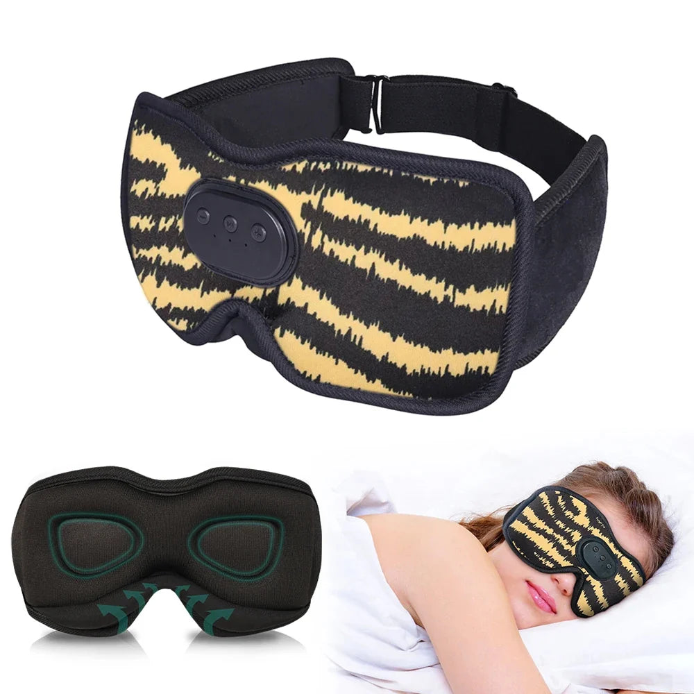 Sleep Headphones 3D Blackout Bluetooth & 10-Hour Playtime