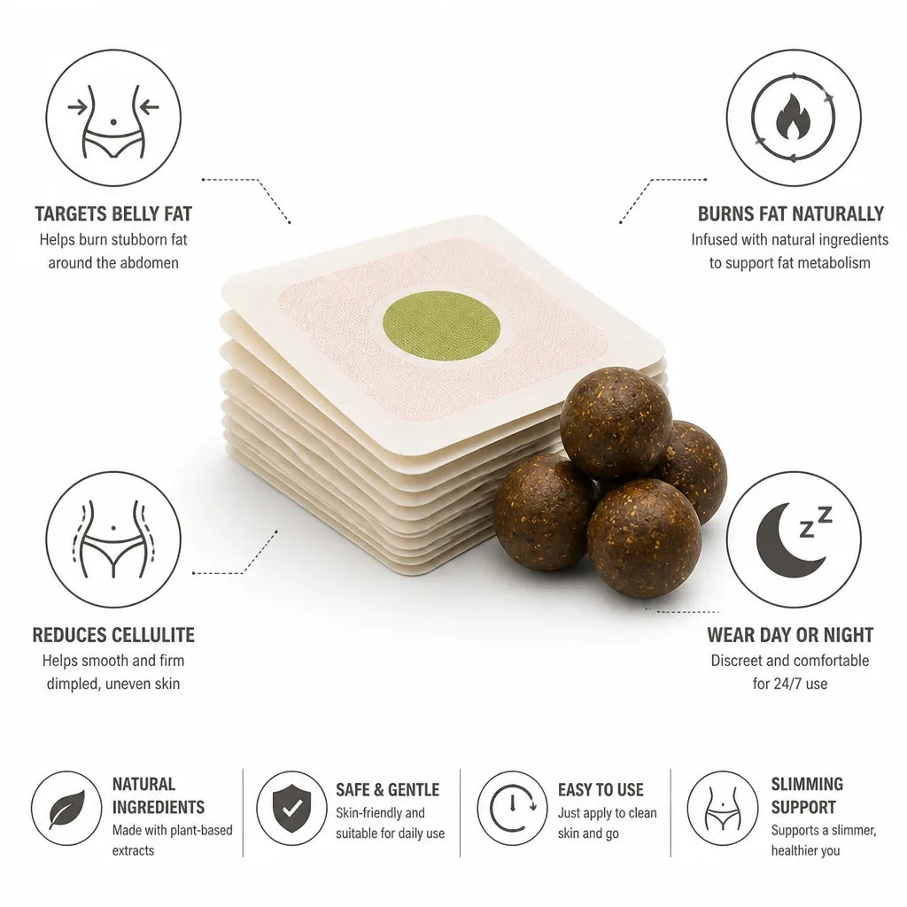 Slimming Patch Targeted Belly Natural Discreet Wear