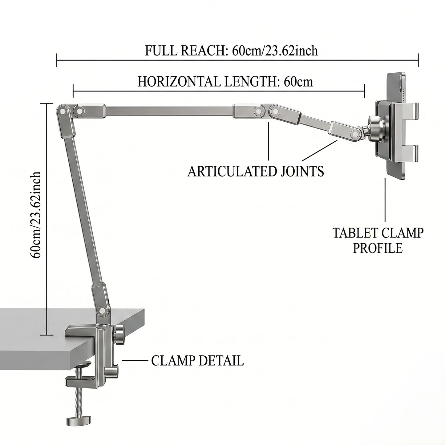 Tablet & Phone Stand Foldable Multi-Angle
