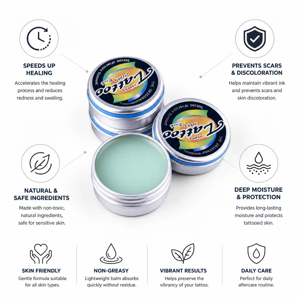 Tattoo Aftercare Balm Fast Healing & Moisturizing