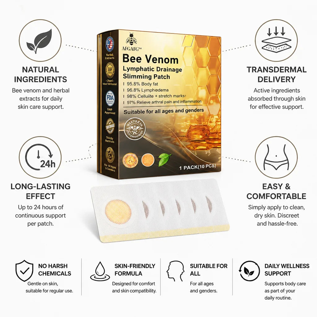 Transdermal Body Patch Bee Venom & Herbal Extracts