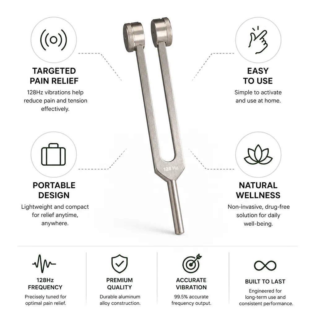 Tuning Fork 128 Hz Therapeutic Pain Relief