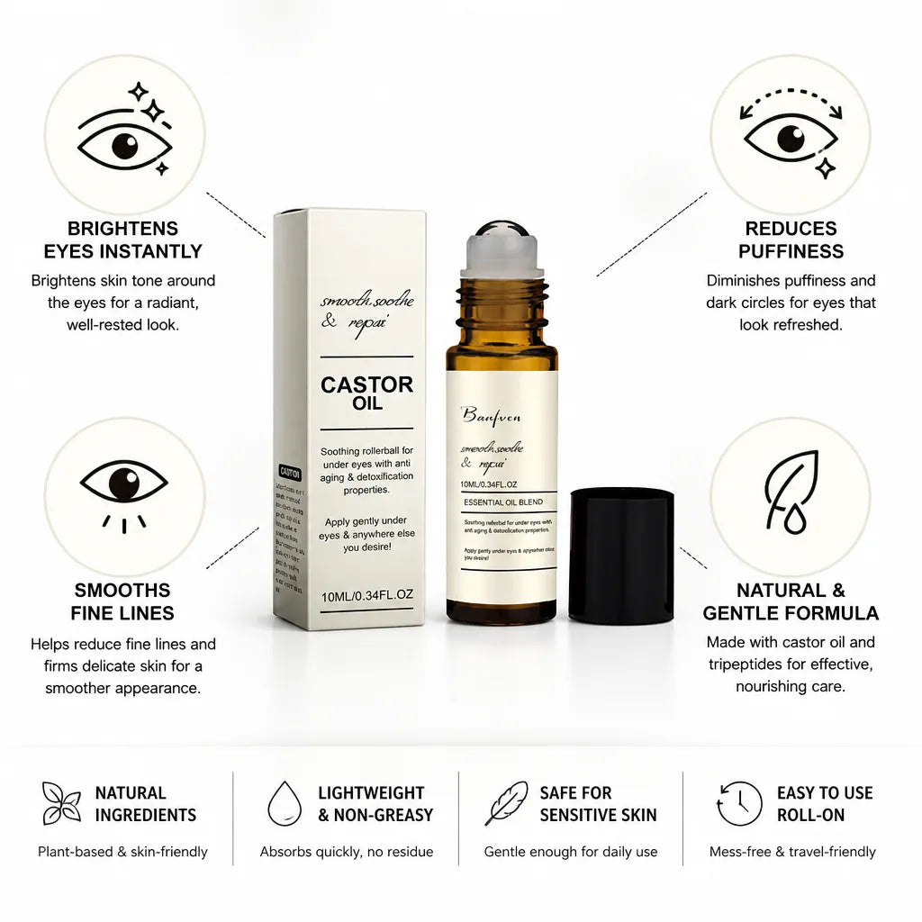 Under-Eye Serum Brightening & Depuffing Castor Oil Tripeptides