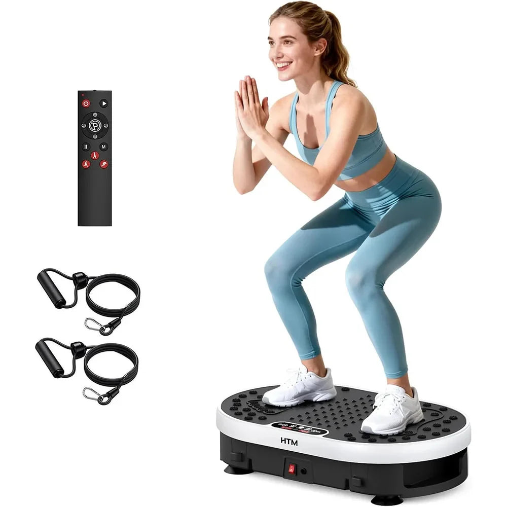 Vibration Plate 120 Speeds Remote & Touch Control
