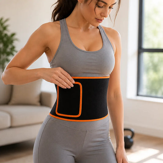 Waist Trainer Belt Breathable Neoprene Thermal Sweat-Boosting Lumbar Support