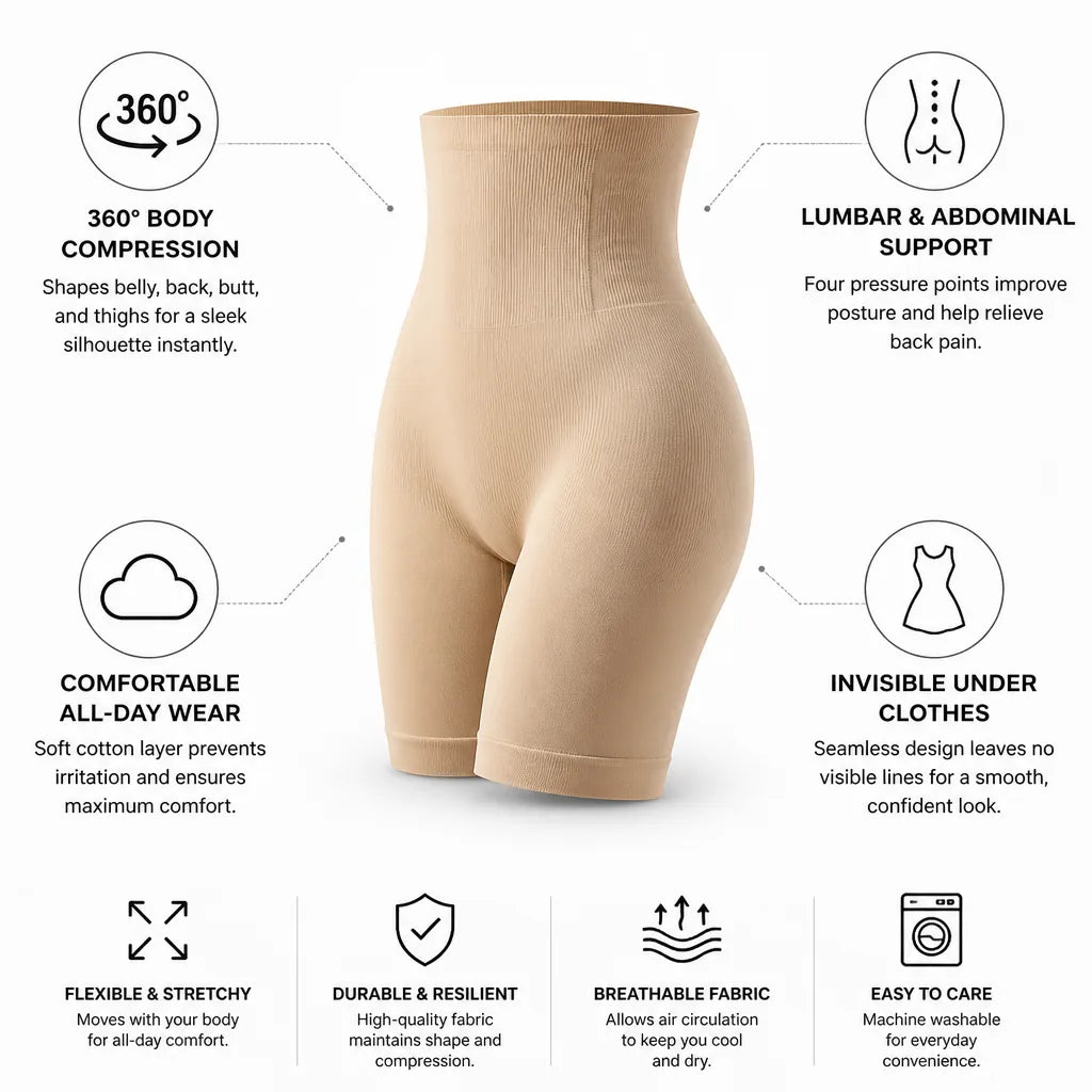 Women's Body Shaper 360 Degree Compression Lumbar Support