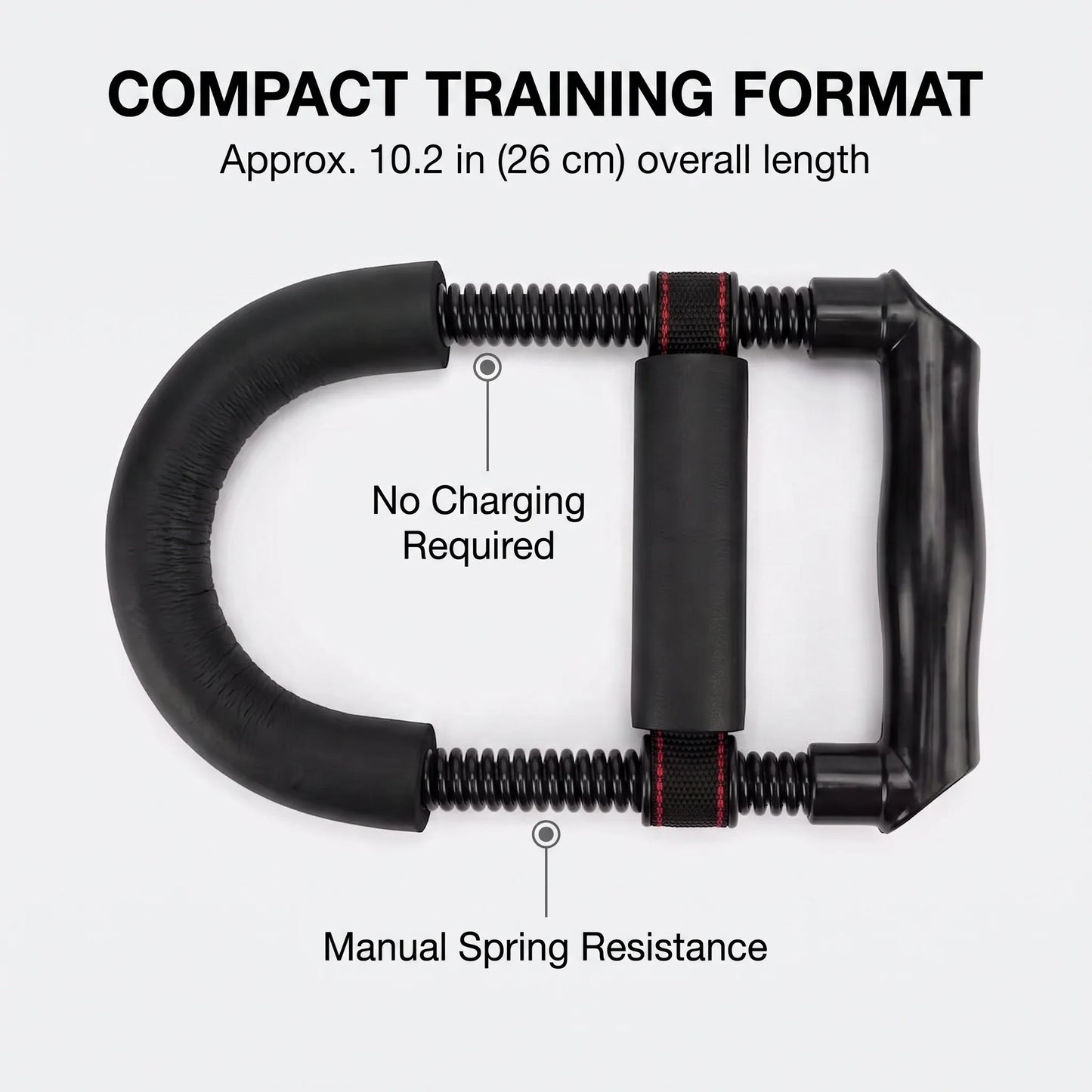 Wrist & Forearm Trainer Dual-Curl Padded Support