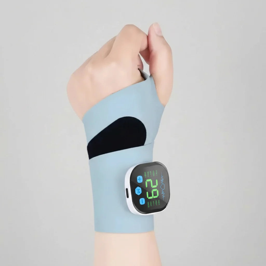 Wrist Massager Cordless USB Rechargeable 10 Massage Modes