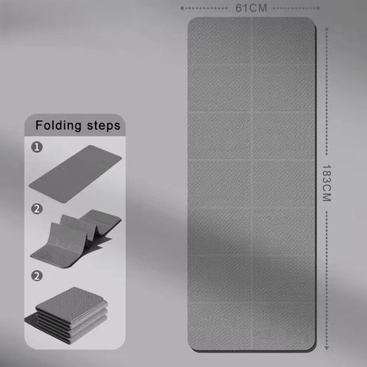 Yoga Mat Foldable Portable & Lightweight