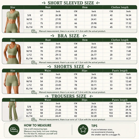 Yoga Set High-Waist Stretch Quick-Dry
