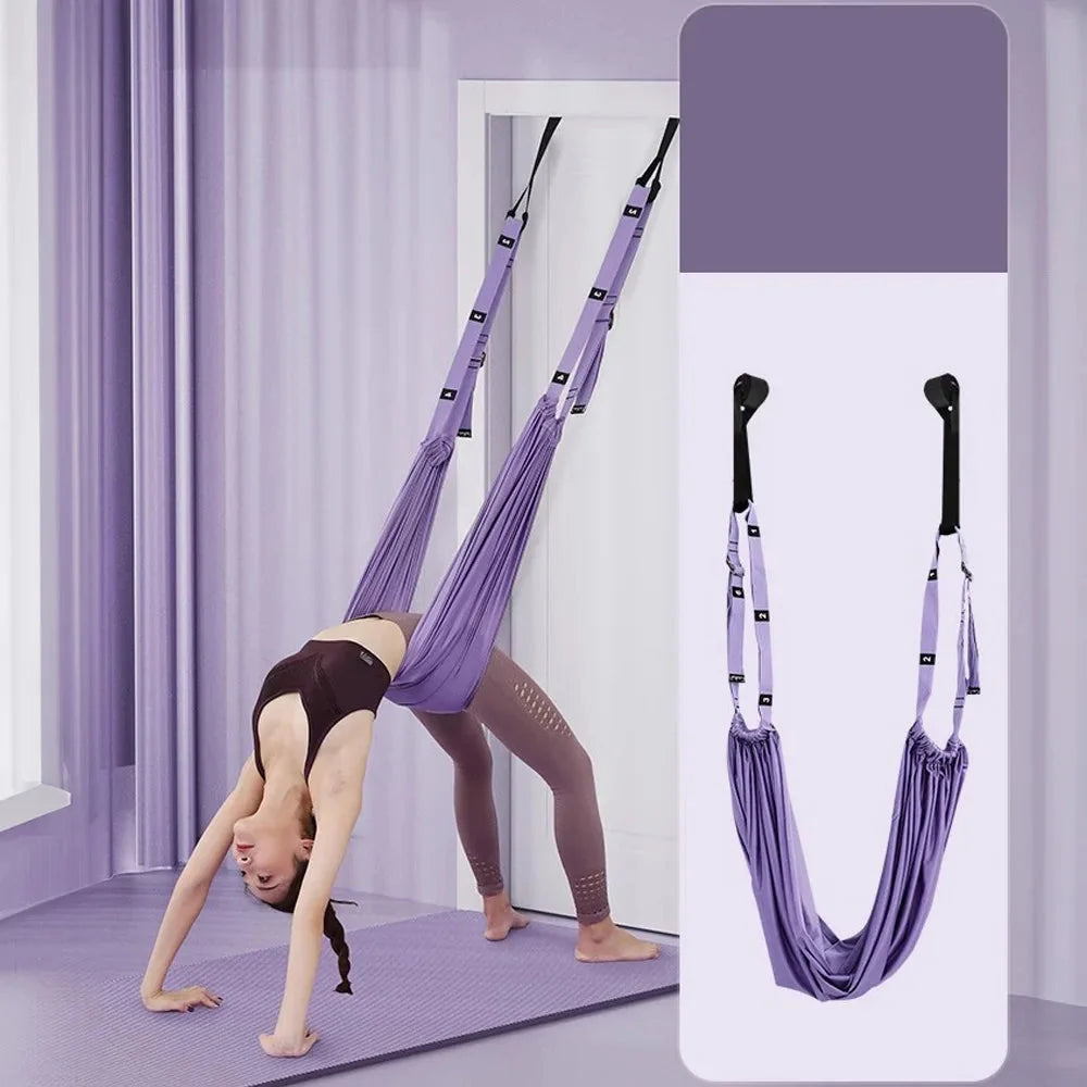 Yoga Strap Adjustable Metal Buckle Slip-Free