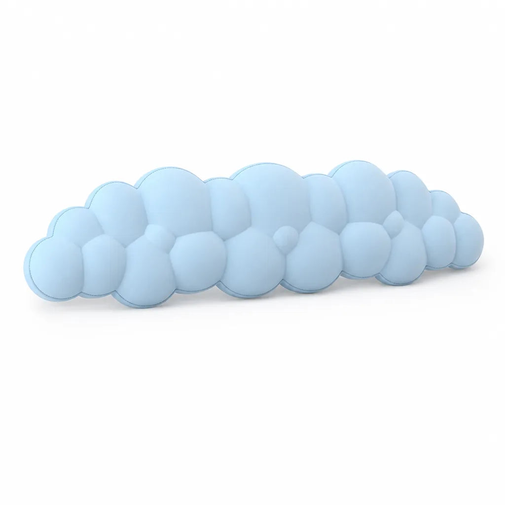 Cloud-Shaped Memory Foam Keyboard Wrist Rest with Non-Slip Base