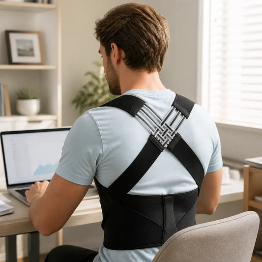 Ergonomic Adjustable Cotton-Blend Posture Corrector