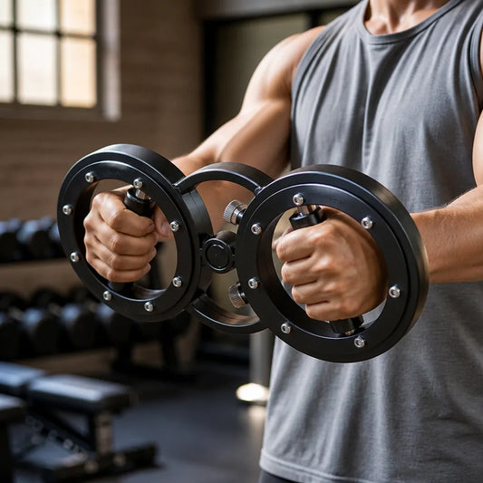 Gyroscopic Adjustable Friction Forearm & Wrist Trainer (360° Rotation)