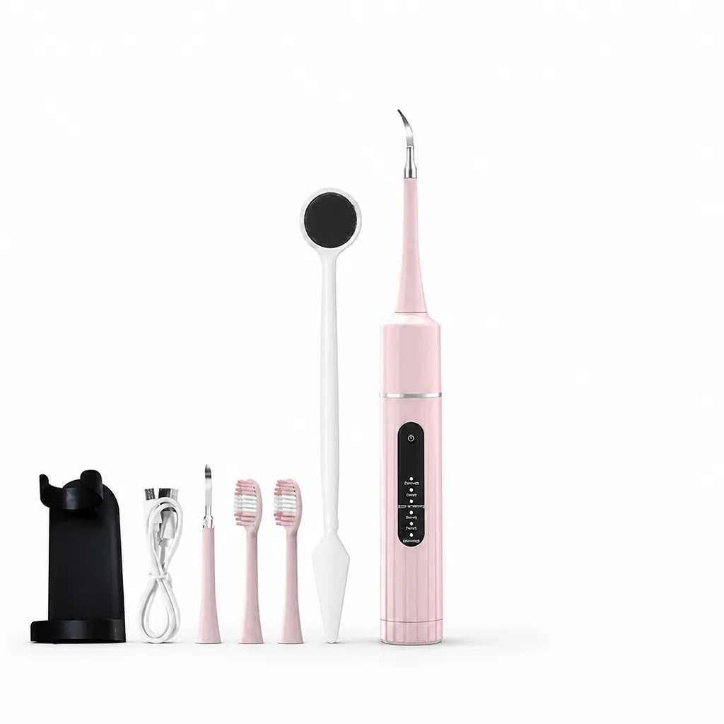 Ultrasonic Teeth Cleaner Dual-Head Brush & Scaler 40,000 Vibrations