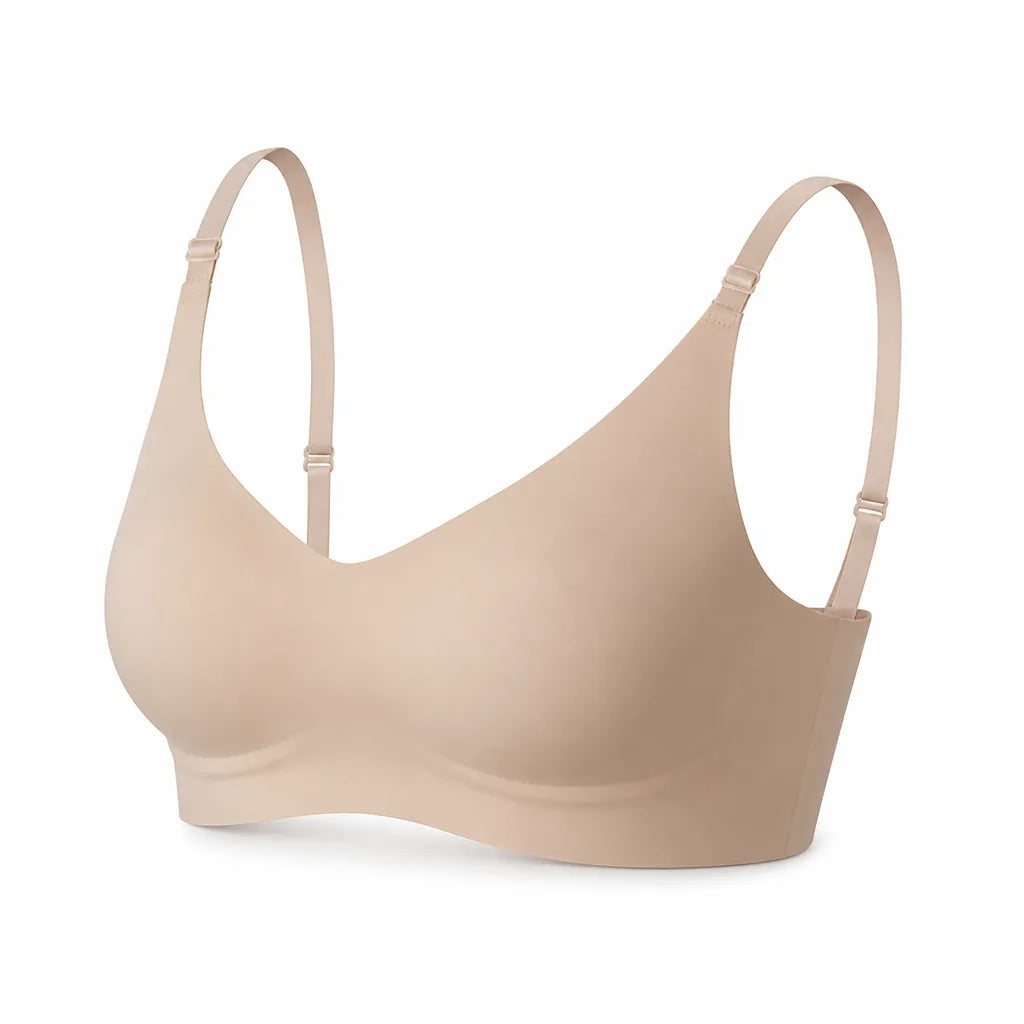 Seamless Bra W-Shaped Support & Molded Cups