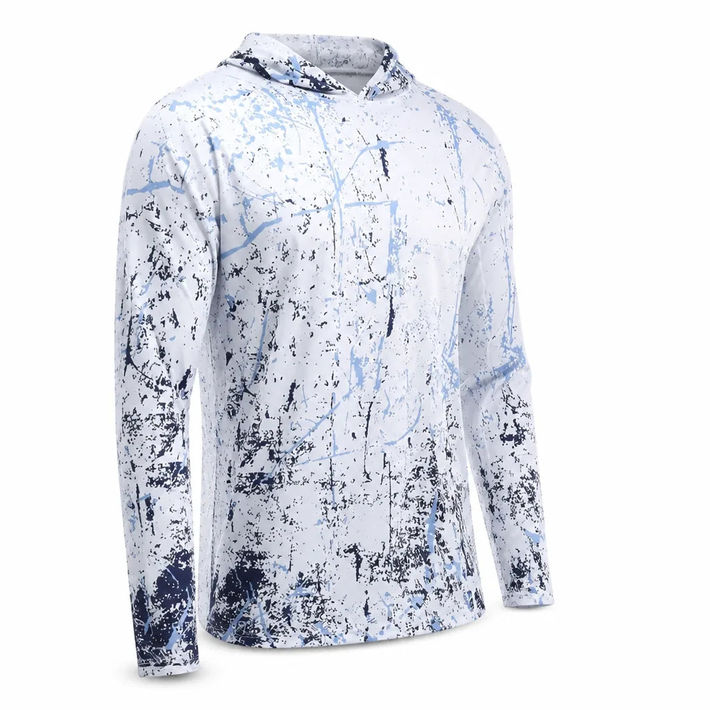 Men's Sun Hoodie UPF 50 Sweat-Wicking Quick-Dry