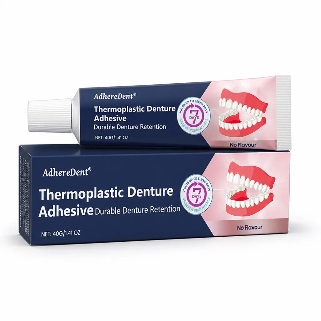 Denture Adhesive Moldable Custom Fit All-Day Hold