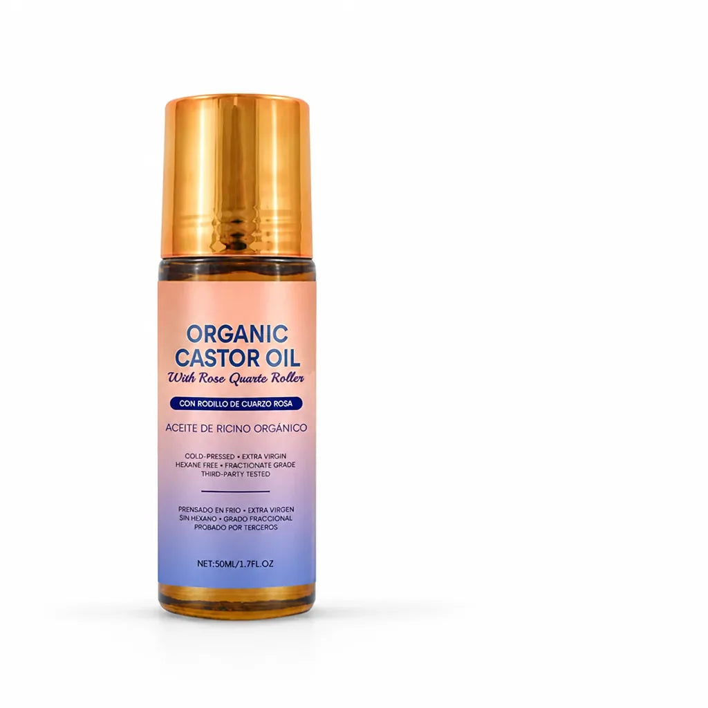 Face & Eye Roll-On Rose Quartz Organic Castor Oil