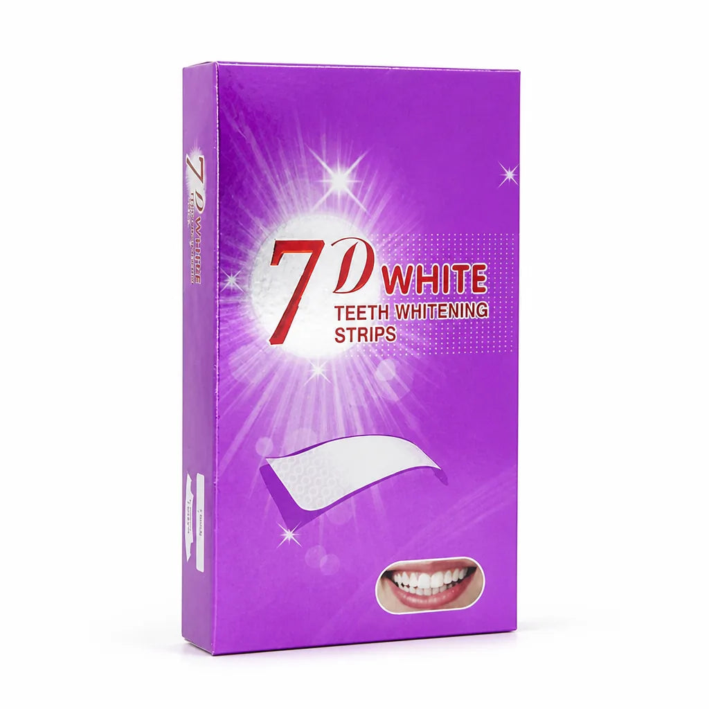 Whitening Strips Peroxide-Free Enamel-Safe No-Slip Fit