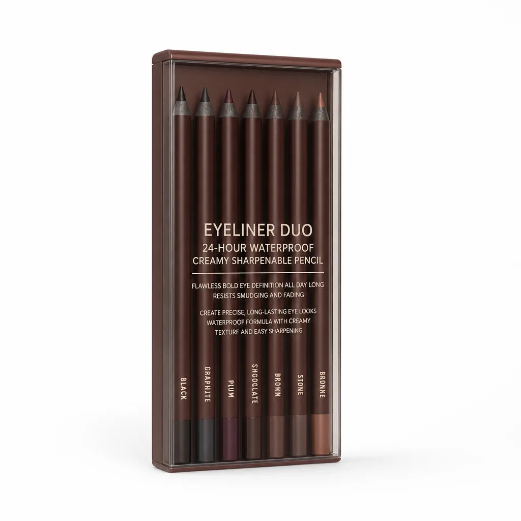 Eyeliner Duo 24-Hour Waterproof Creamy Sharpenable Pencil