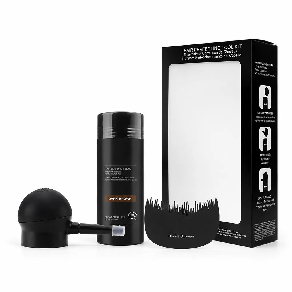 Hair Volumizing Fibers Natural-Looking Water-Resistant Applicator & Comb