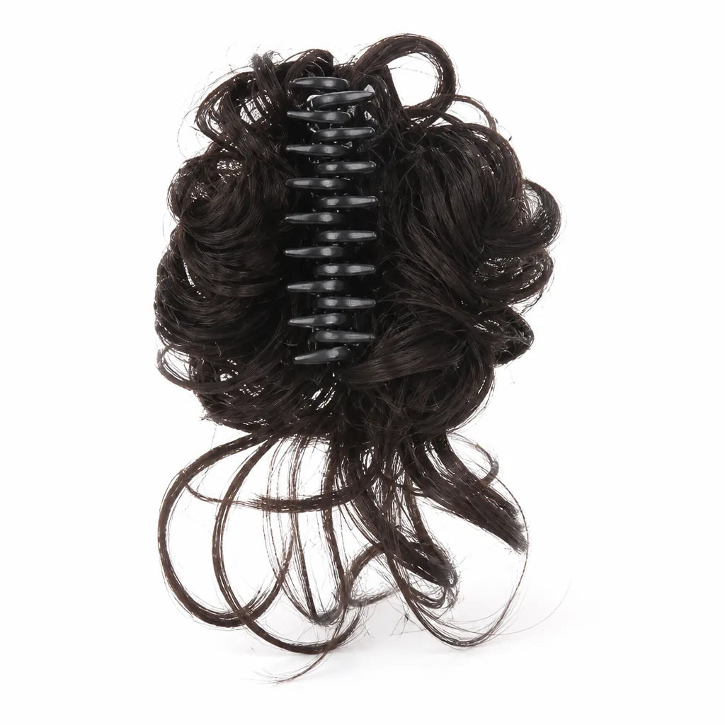 Hair Bun Curly Volumizing Heat-Resistant Synthetic