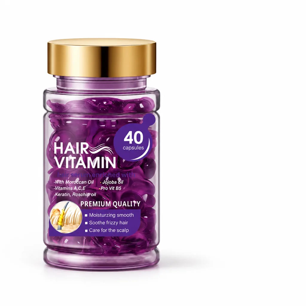 Hair Treatment Capsules Keratin & Argan Oil Leave-In