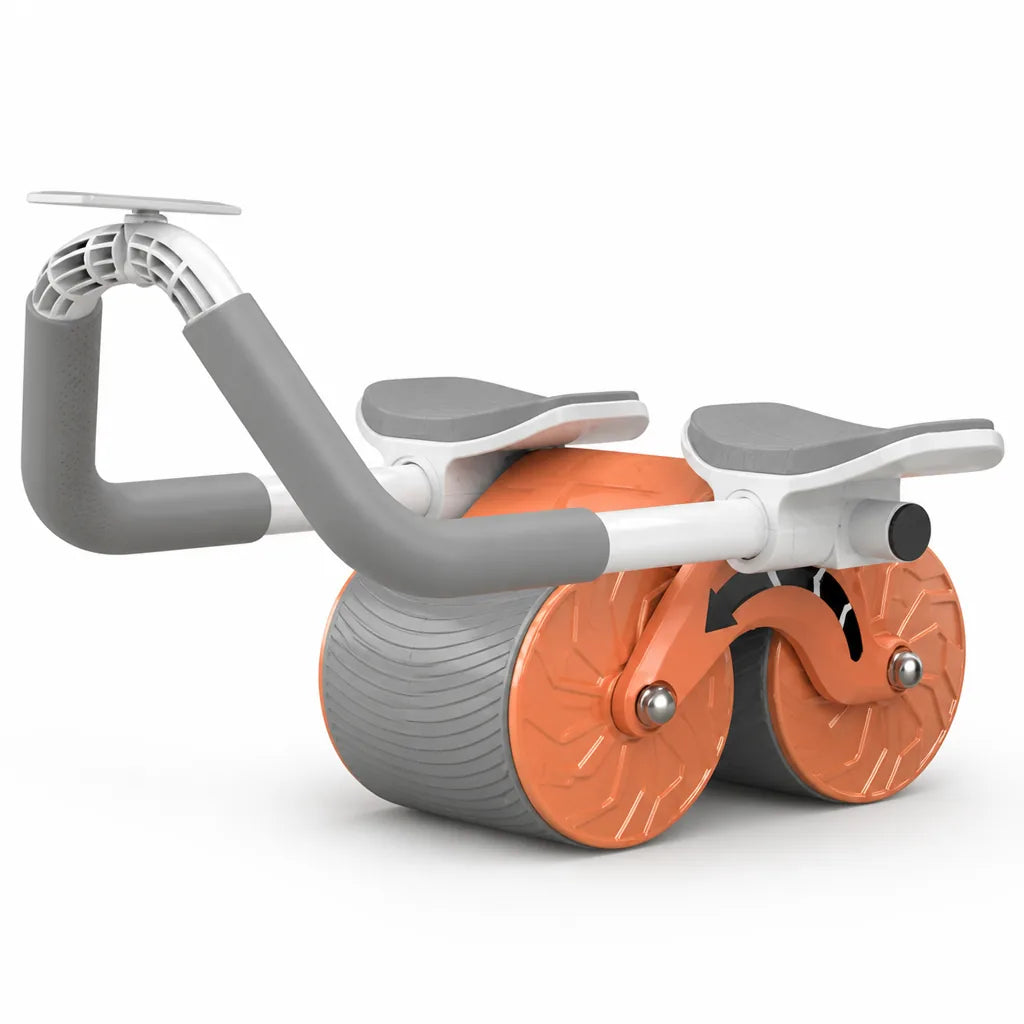 Ab Roller Elbow-Supported Dual-Wheel Rebound