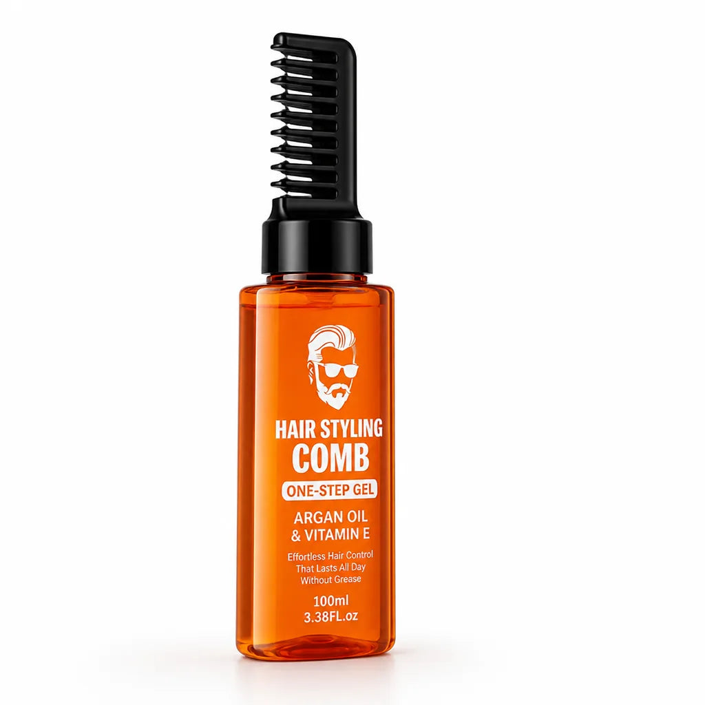 Hair Styling Comb One-Step Gel Argan Oil & Vitamin E