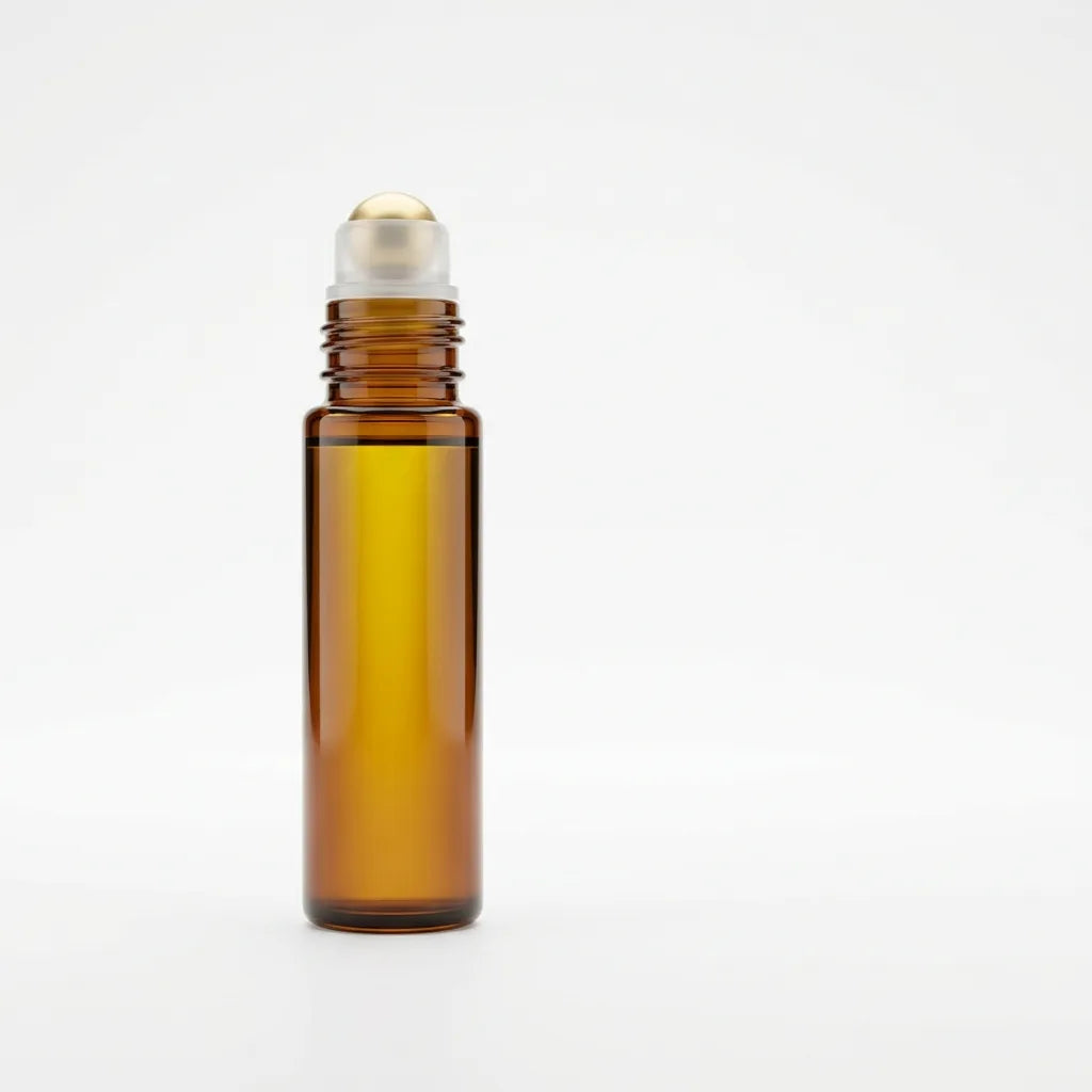 Castor Oil Roll-On Organic Hydrating Amber Glass