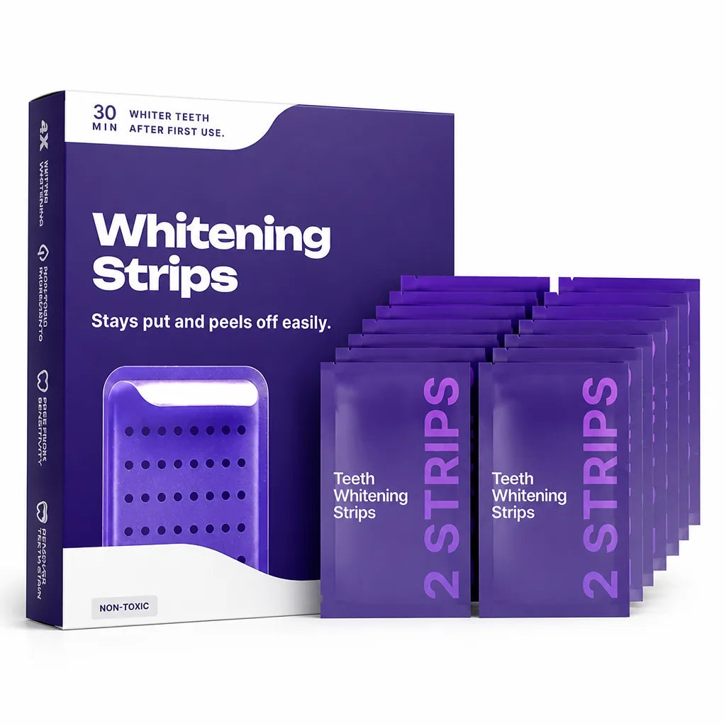 Whitening Strips Sensitive-Friendly Ultra-Thin Mint