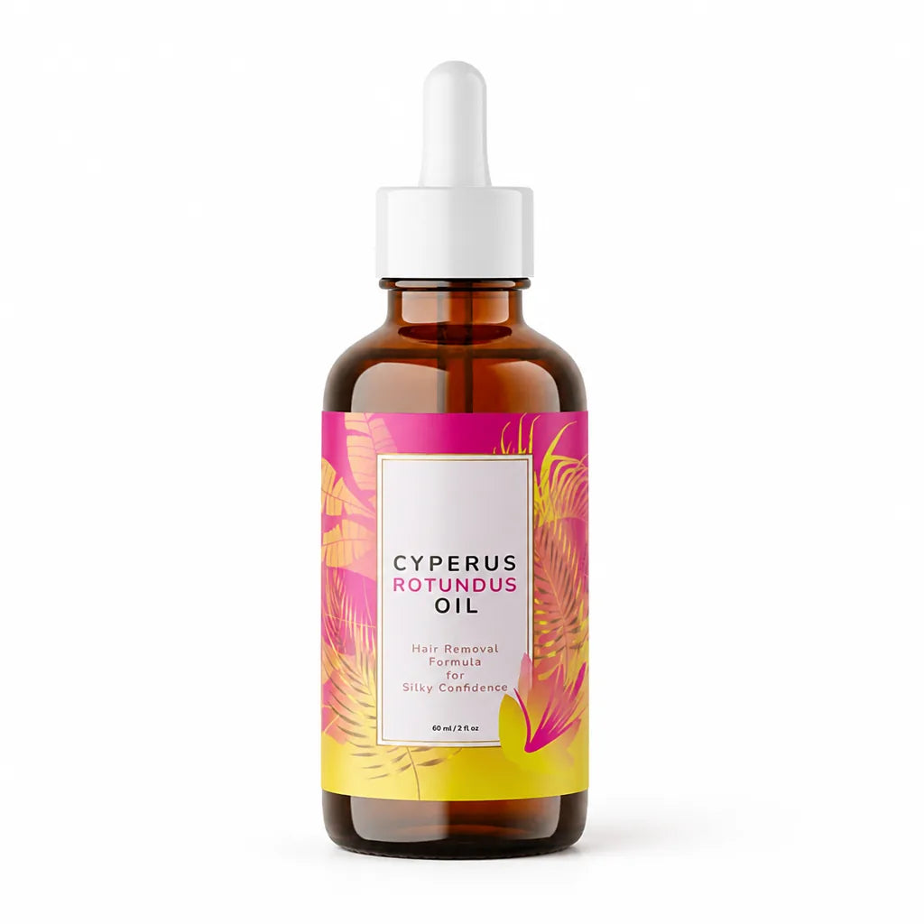 Hair Removal Oil Plant-Based Slow Regrowth Jojoba & Rosehip