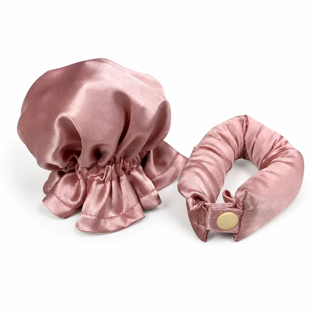 Hair Curling Set Heatless Silk Smart Buckle Set of Two