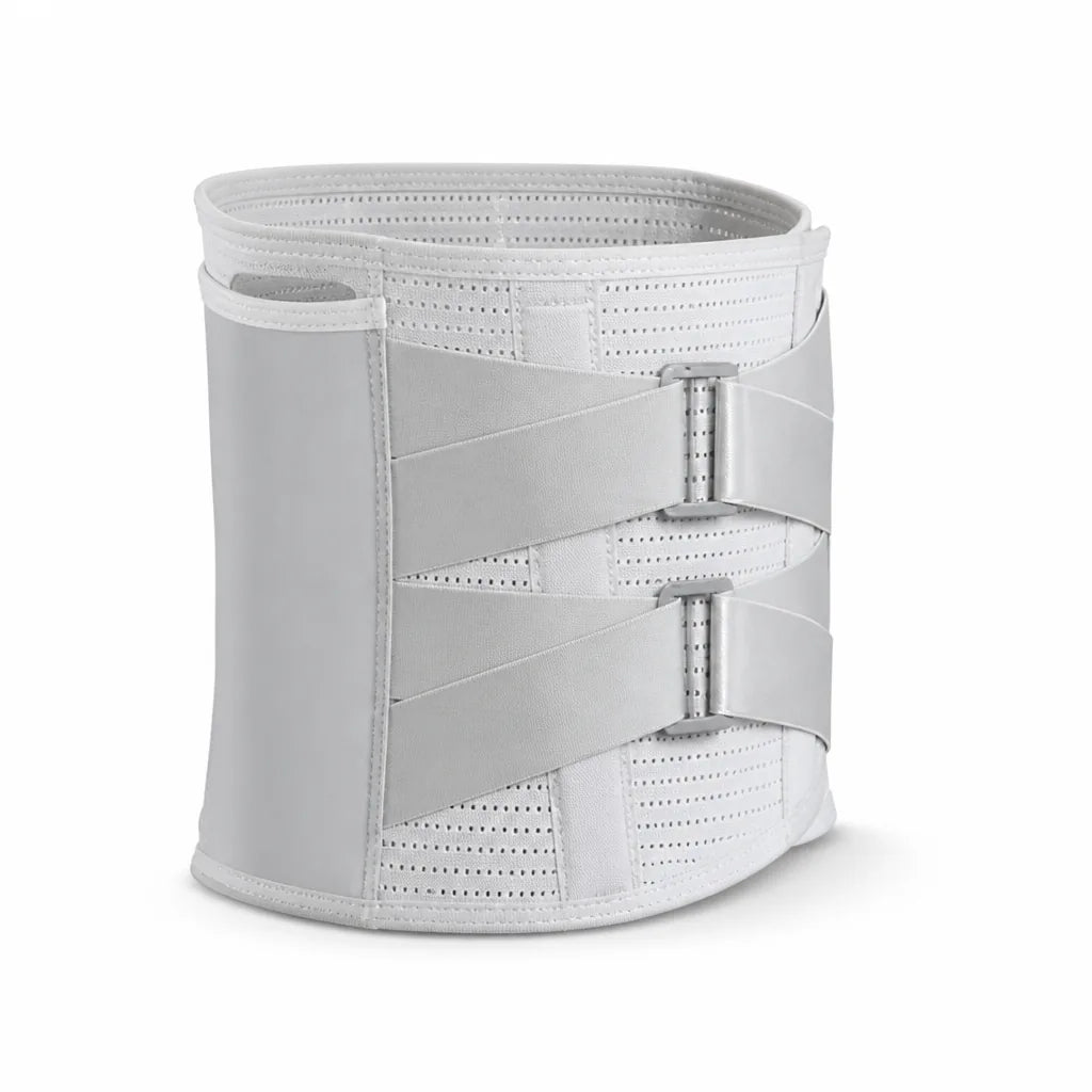 Lumbar Support Belt Contoured Steel Plates & Self-Heating Pads