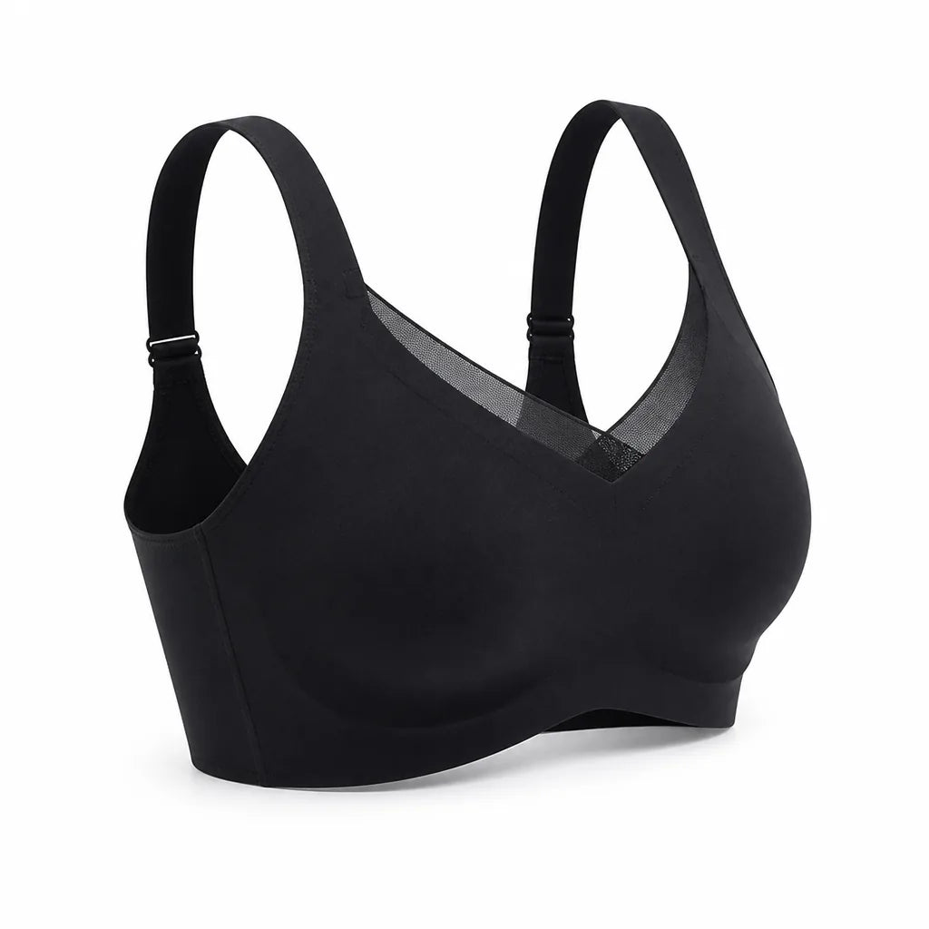 Wireless Bralette V Neck Molded Cups Convertible Straps