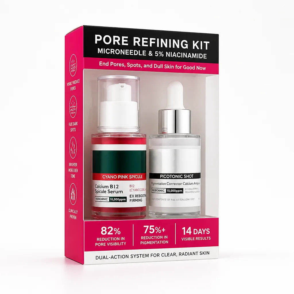 Pore Refining Kit Microneedle & 5% Niacinamide