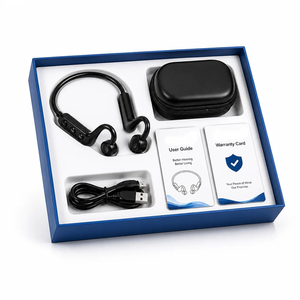 Hearing Aid Smart Sound & Noise Reduction Rechargeable All Day