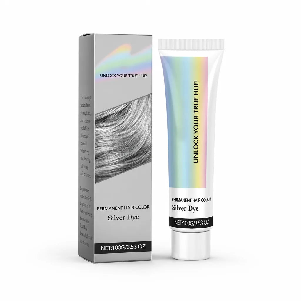 Hair Dye Silver Ammonia-Free Creamy Nourishing & Conditioning