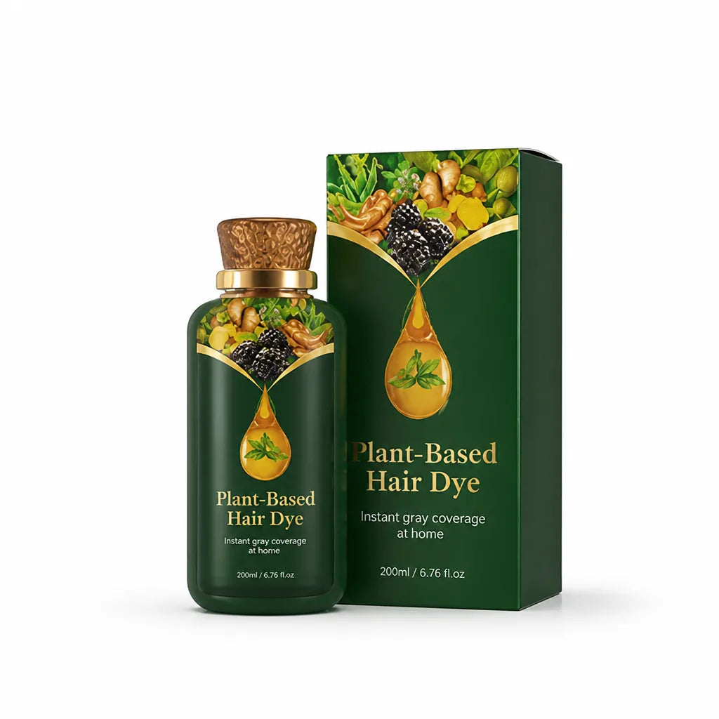 Hair Dye Plant-Based Instant Gray Coverage