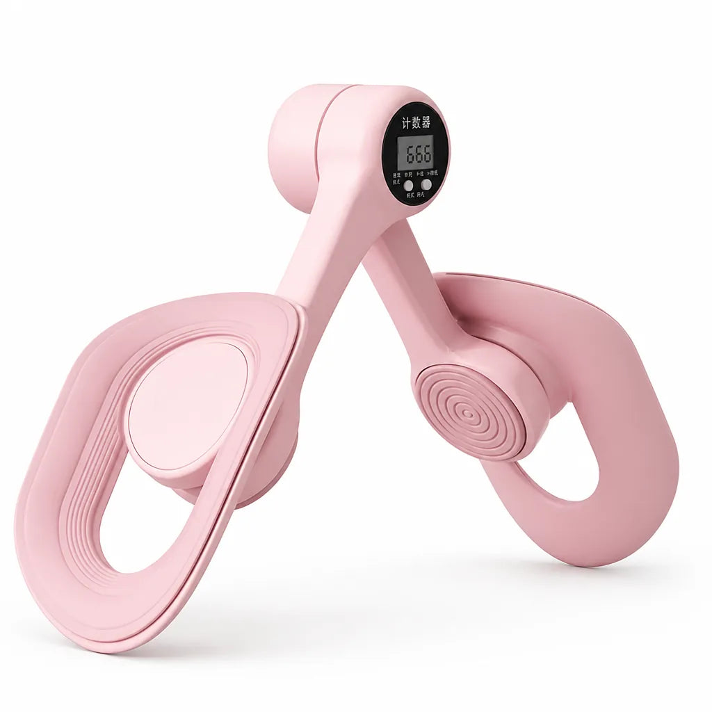Pelvic & Thigh Trainer 3-Level Resistance Rubber-Coated Portable