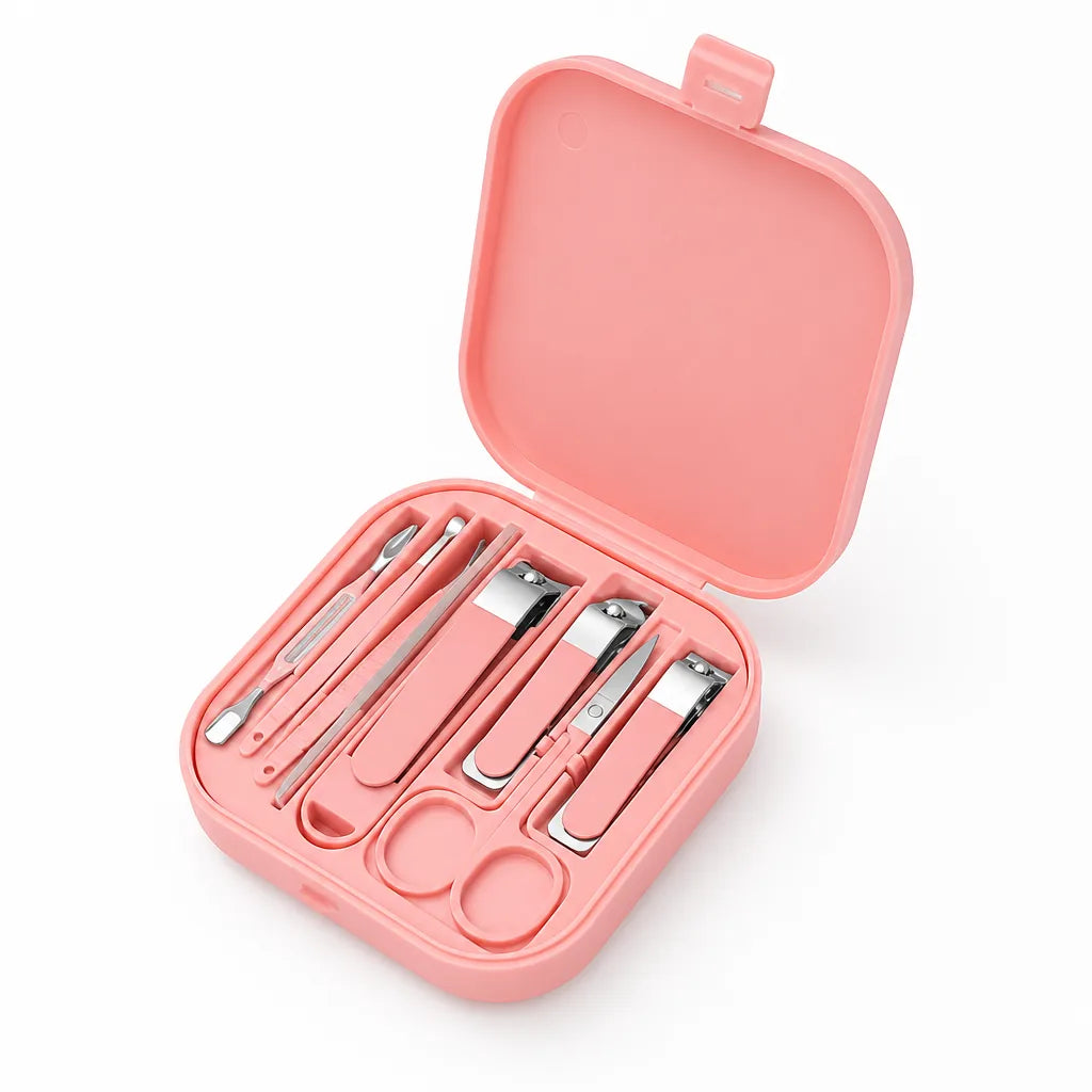 Nail Clipper Ultra-Sharp Stainless Steel Keychain Case