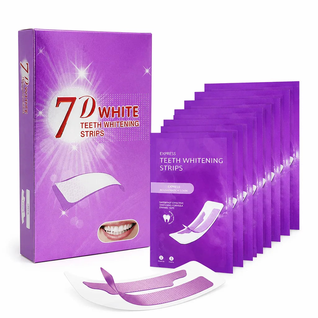 Teeth Whitening Strips Peroxide-Free Color-Correcting Mint