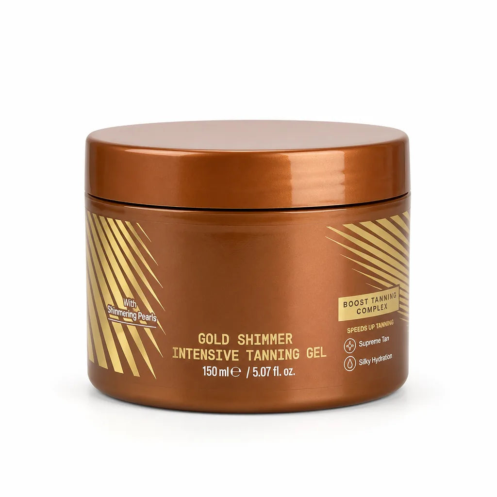 Tanning Gel Gold Shimmer Melanin-Boosting & Hydrating