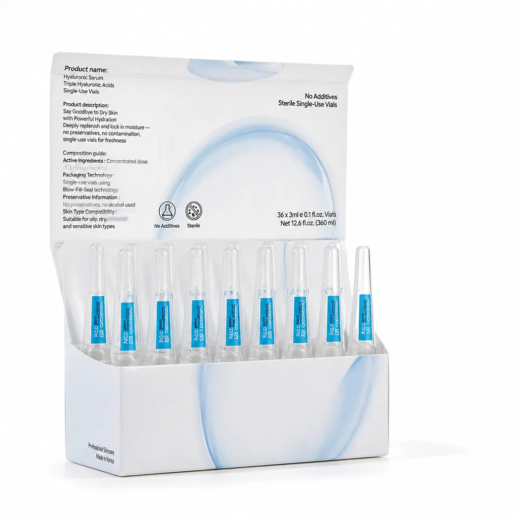 Hyaluronic Serum Triple Hyaluronic Acids Single-Use Vials